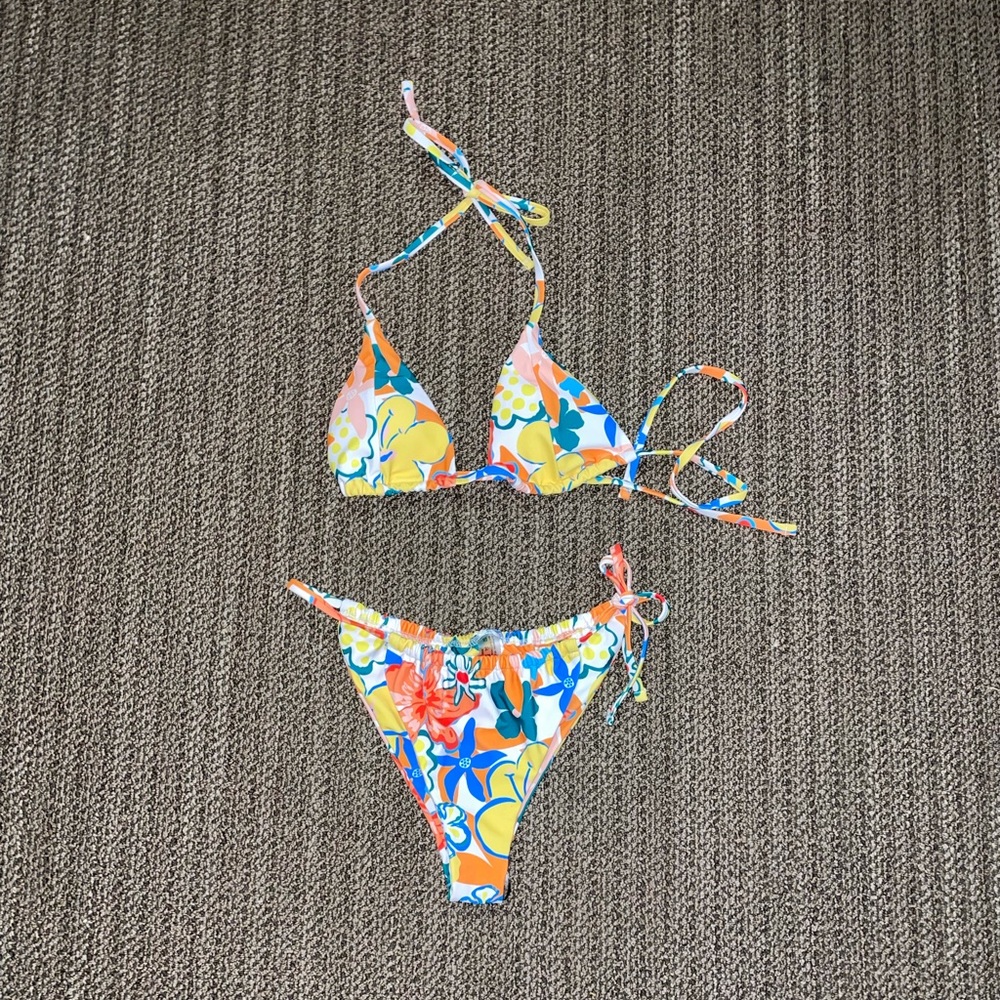 SHEIN floral bikini